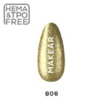 Makear 806 UV Gel Polish PREMIUM GLITTER 8ml