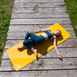 Joga blazina AIREX CALYANA Yoga - Modra – Bild 3