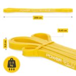 Trak za vadbo POWER BAND 17-26 kg - vijola FIZJO – Bild 5