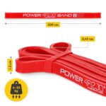 Trak za vadbo POWER BAND 17-26 kg - vijola FIZJO – Bild 7