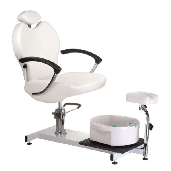 Pedikerski stol z masažno kadjo BR-2301 - Bela